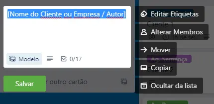 Como copiar um card no Trello