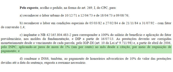 Como saber que forma de evolução de juros usar na liquidação de sentença