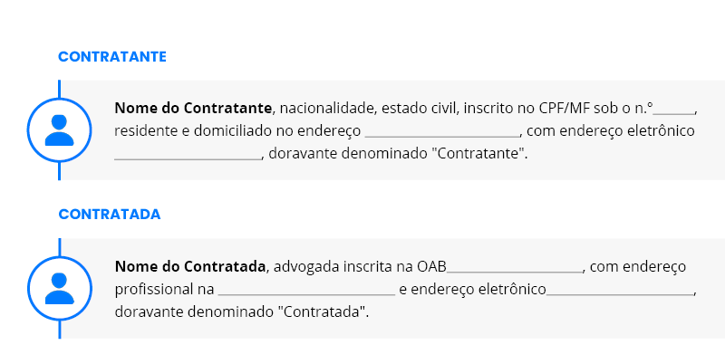 Visual Law nas petições através de ícones