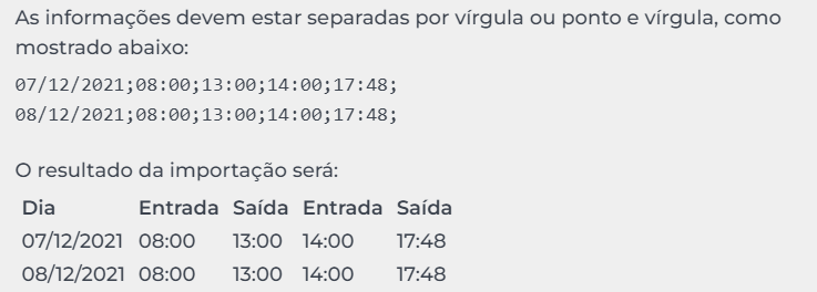 calcular apuração de ponto