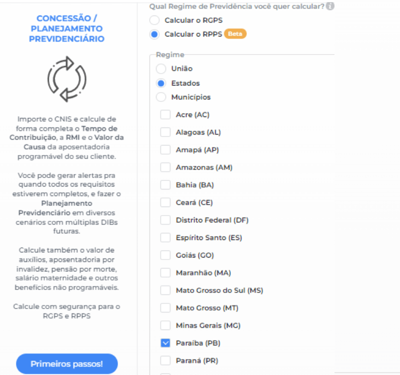 Como fazer o cálculo de aposentadoria do servidor da Paraíba