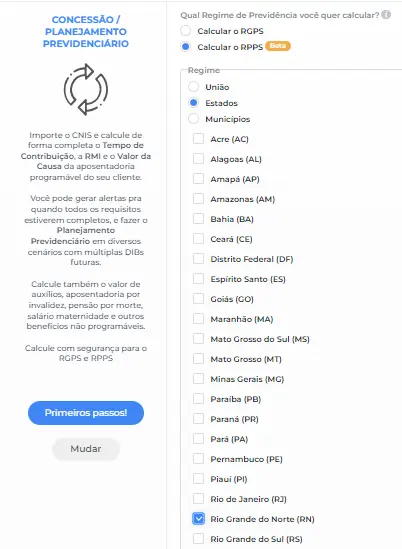 Como calcular RPPS do estado de Sergipe