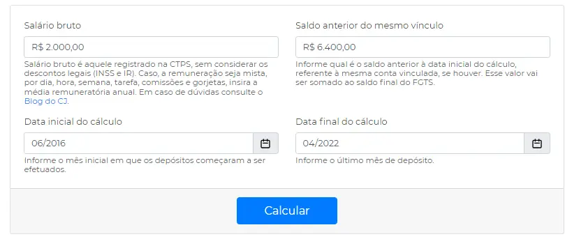 Como calcular FGTS?