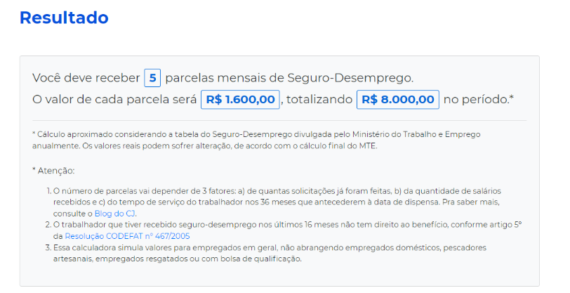 Parcelas e valor a receber do seguro-desemprego para quem ganha 2000