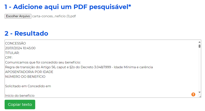 Como extrair texto de PDF