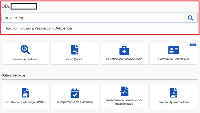 Como buscar no Meu INSS