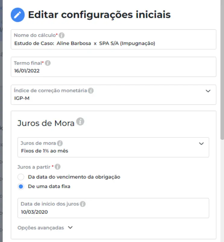 Débitos Judiciais Configuração Inicial no CJ