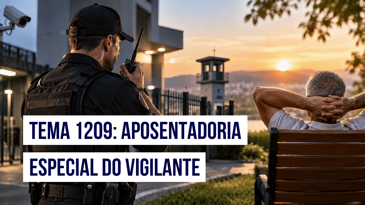 Post Tema 1209 do STF: Aposentadoria Especial de Vigilante - Blog do CJ