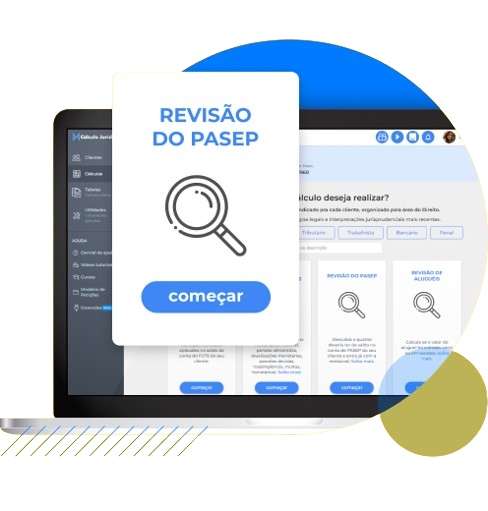 Cálculos de todas as áreas do direito para advogados.