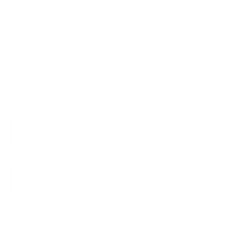 Mockup de relatório com gráfico e texto