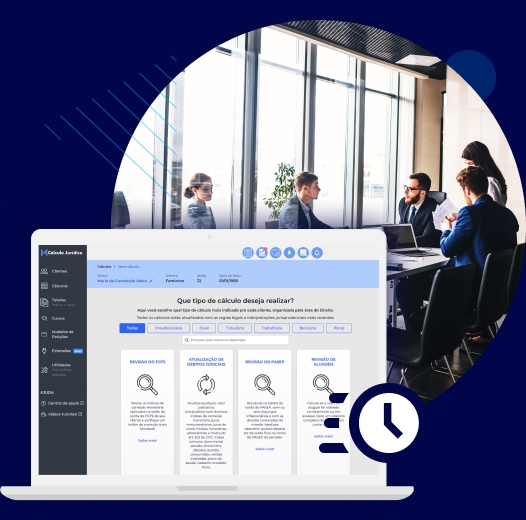Cálculo Jurídico: solução de cálculos na nuvem para Grandes Empresas e Órgãos Públicos (Defensorias, Promotorias, sindicatos, etc).
