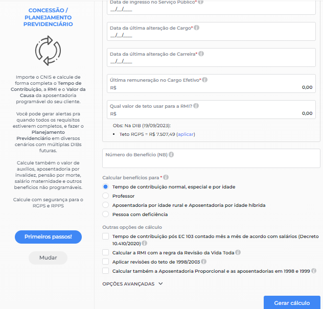 Como calcular RPPS estadual do Espírito Santo