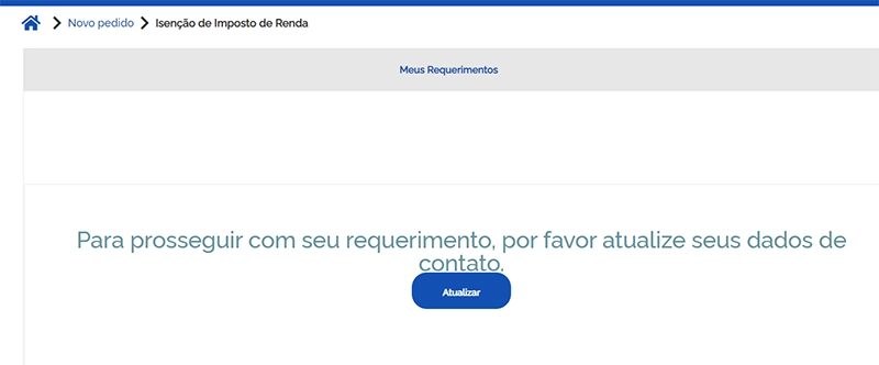 Requerimento para isenção de imposto de renda por doença grave: passo a passo no Meu INSS