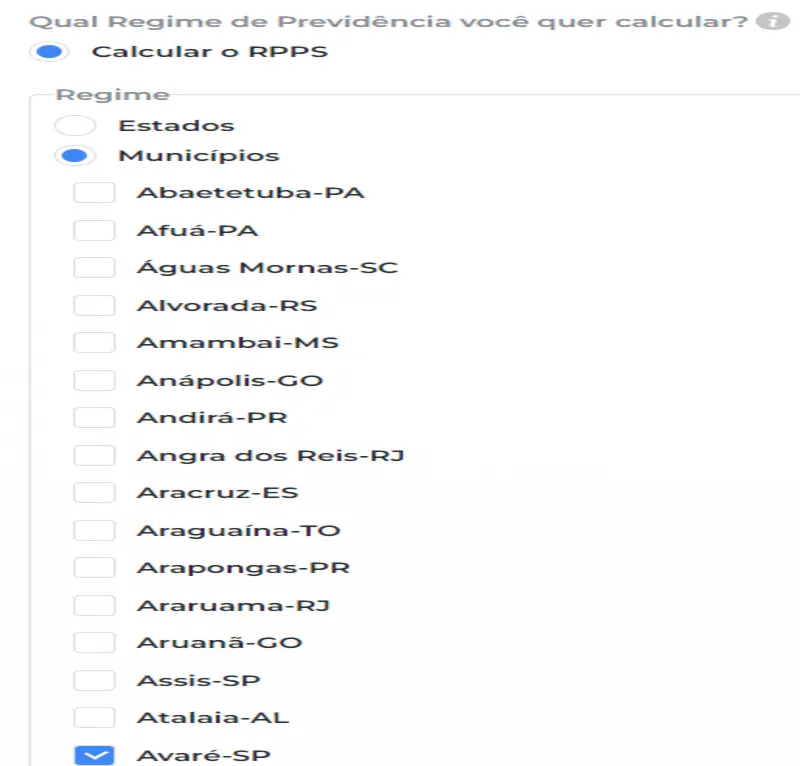 Como fazer o cálculo da aposentadoria do servidor do município de Avaré