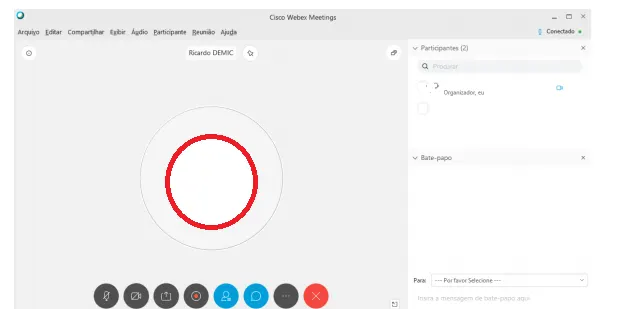 Como funciona audiência virtual no Cisco Webex